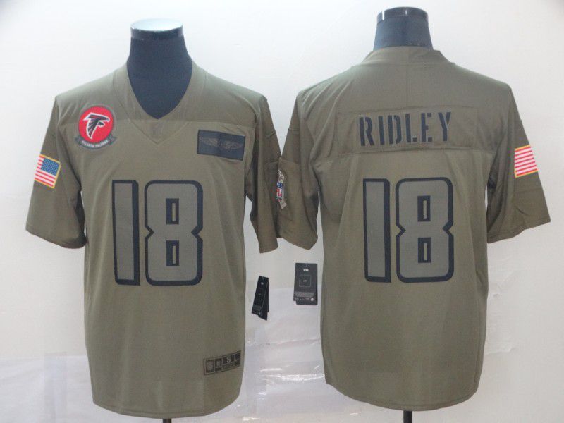 Men Atlanta Falcons #18 Ridley Nike Camo 2019 Salute to Service Limited NFL Jerseys->green bay packers->NFL Jersey